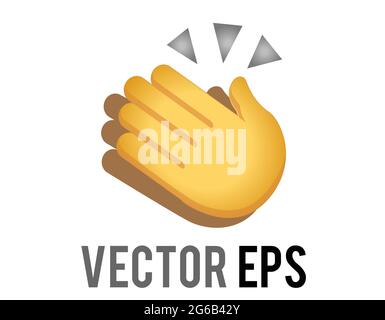 Clapping Hands icon. Trendy Clapping Hands logo concept on transparent  background from Hands collection - Stock Image - Everypixel