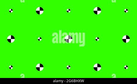 Green colored chroma key background screen flat style design vector illustration. Stock Vector