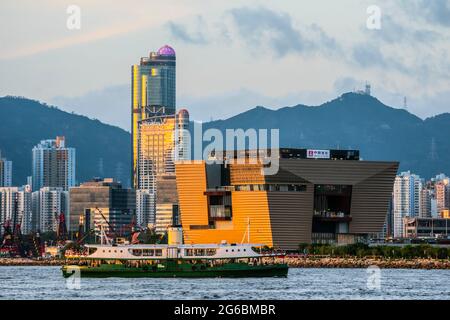 The the Hong Kong Palace Museum, West Kowloon Cultural District will be developed into one of the world’s largest cultural quarters, blending art, edu Stock Photo