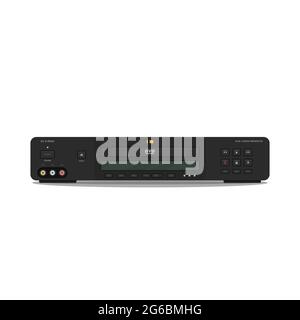 DVD video player and recorder Stock Vector