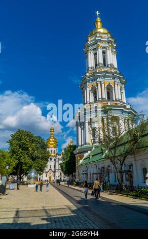 Churches and buildings of the Pechersk Lavra (Monastery of the Caves) in Kyiv, Ukraine Stock Photo