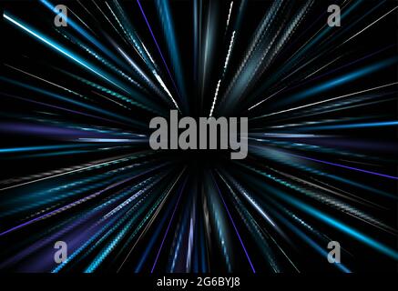 Vector illustration light effect dark blue Light Abstract background. rey beam aura laser Stock Vector