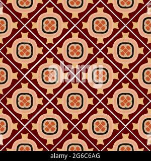 Seamless pattern with multicolored shapes Stock Vector