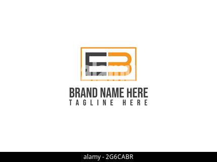 EB letter logo design and vector template design Stock Vector