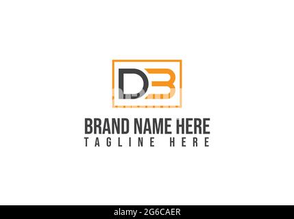 DB letter logo design Stock Vector