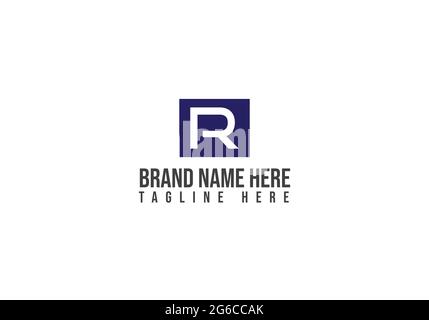 R letter logo design and vector logo template design Stock Vector