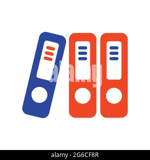 File Folder outline glyph icon. Workspace sign. Graph symbol for your web site design, logo, app, UI. Vector illustration, EPS10. Stock Vector