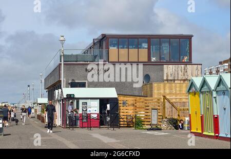 The newly opened Rockwater bar and restaurant overlooking the beach at ...