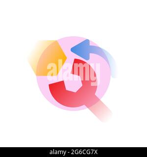 Vector illustration in graphic style. Digital art Stock Vector