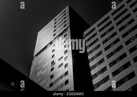 The Unite Students accommodation block in Greetham Street in the centre of Portsmouth Stock Photo