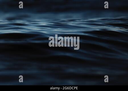 Close-up of some waves moving in the sea Stock Photo