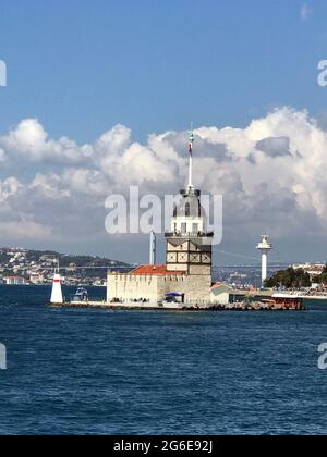 Maiden's tower, Istanbul, Turkey Stock Photo