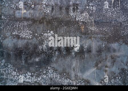 Black and gray dirty concrete wall texture background. Dark grunge concrete wall texture background. Rough cement surface abstract background. The uni Stock Photo