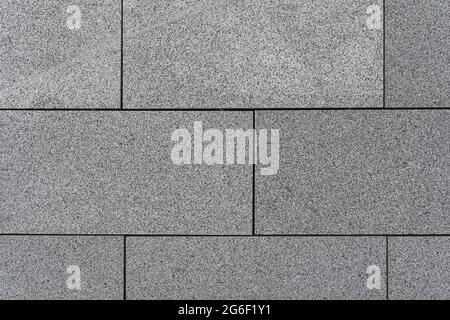 Texture of granite gray wall tiles Stock Photo