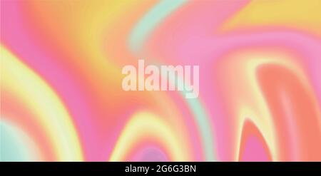 Pink abstract liquid concept background realistic vector. Modern wave gradient template Stock Vector