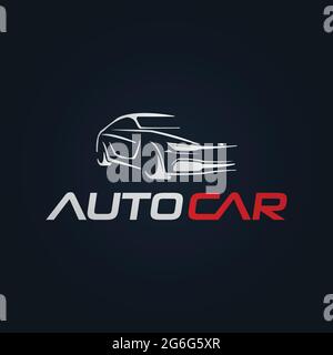 Car Garage Premium Concept Logo Design Stock Vector