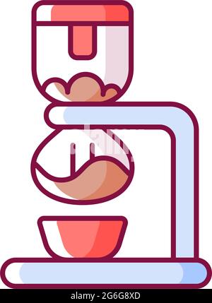 syphon coffee maker color icon vector illustration Stock Vector Image ...
