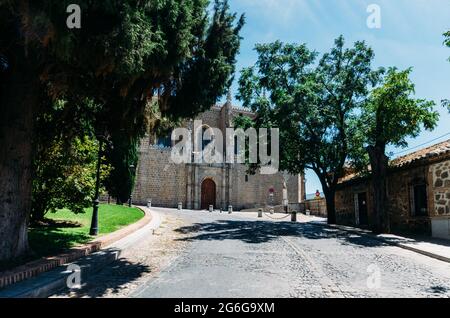 Entrance to Monasterio de San Juan de los Reyes in Toledo, Spain Stock Photo