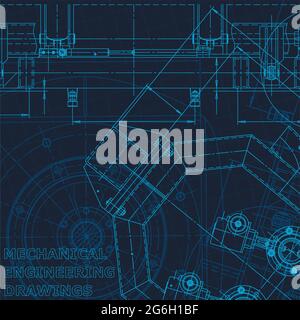 Technical cyberspace. Blueprint, scheme, plan sketch Technical Industry Corporate Identity Stock Vector