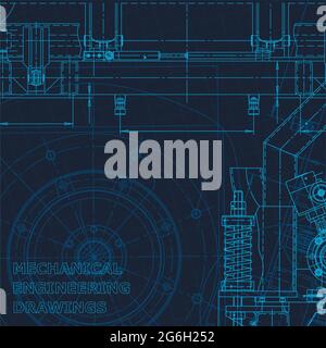 Technical cyberspace. Computer aided design systems. Industry. Corporate Identity Stock Vector