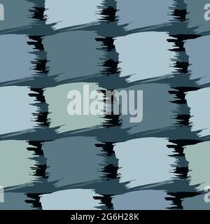 Abstract creative seamless pattern with geometric shapes and artistic background. Modern abstract design for paper, fabrics. Texture multicolored squa Stock Vector