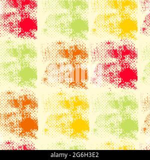 Abstract creative seamless pattern with geometric shapes and artistic background. Modern abstract design for paper, covers, fabrics, home decoration a Stock Vector