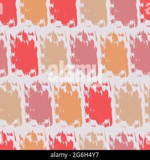 Abstract creative seamless pattern with geometric shapes and artistic background. Modern abstract design for paper, fabrics. Texture multicolored prin Stock Vector