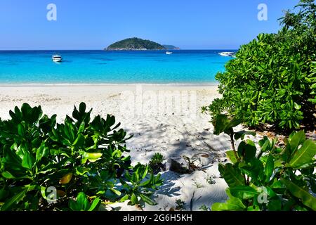 Beautiful beach Koh Miang island No.4 in Mu Ko Similan National Park, Phang Nga, Thailand Stock Photo