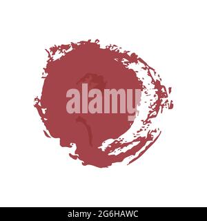 Hand drawing paint, brush drawing. Isolated on a white background. Doodle grunge style icon. Decorative element. Outline, cartoon illustration. Blot i Stock Vector