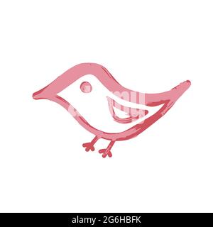 Hand drawing paint, brush drawing. Isolated on a white background. Doodle grunge style icon. Decorative element. Outline, line icon, cartoon illustrat Stock Vector