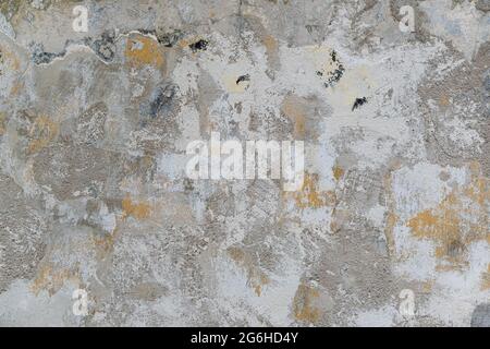Close up of abstract concrete wall. Aged wall with plaster. textured background Stock Photo