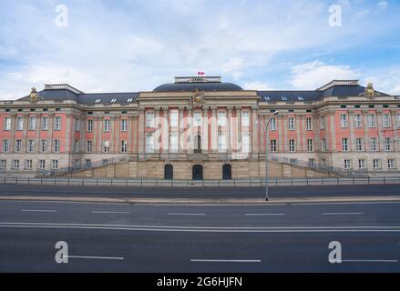 Potsdam City Palace - Landtag of Brandenburg - seat of the parliament of Brandenburg federal state - Potsdam, Germany Stock Photo