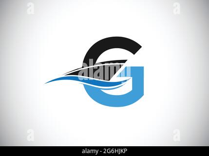 Capital letter Q with the ship, cruise, or boat logo design template ...