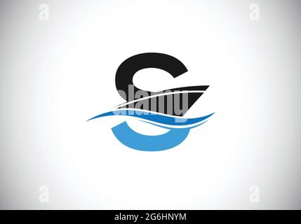Capital letter H with the ship, cruise, or boat logo design template ...