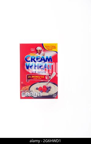 SPENCER , WISCONSIN- FEBRUARY 5, 2014 : box of Cream of Wheat