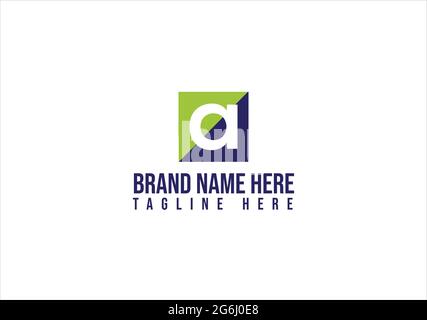 A letter logo design. a minimalist logo design and initial letter logo . Stock Vector
