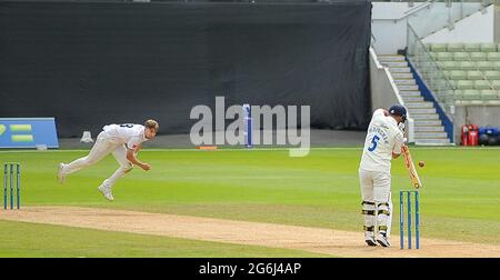 Birmingham, UK. 06th July, 2021. Men's Cricket - LV= County Championship Group One - Warwickshire Bears v Durham Credit: SPP Sport Press Photo. /Alamy Live News Stock Photo