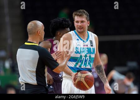 Luka Doncic (Slovenia). FIBA Olympic Qualifying Tournament. Piraeus ...