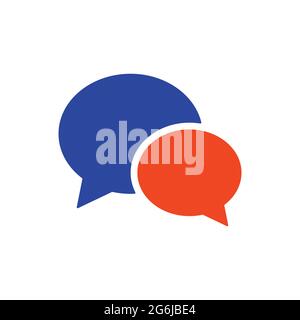 Chat speech glyph icon. E-commerce sign. Graph symbol for your web site design, logo, app, UI. Vector illustration, EPS10. Stock Vector