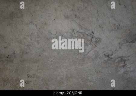 The texture of old gray concrete walls for background, Surface, and pattern of gray cement. Stock Photo