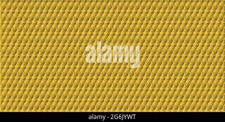 Luxury golden background design modern with wave lines.Elegant of gold circle overlapping for carpet, wallpaper, clothing, wrapping, batik, fabric Stock Vector