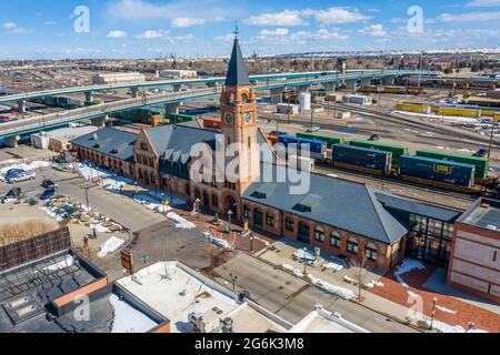 Cheyenne Depot Museum, Cheyenne, Wyoming, USA Stock Photo