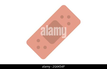 Band aid vector icon isolated on white background. Band aid icon for website design and mobile, app development Stock Vector