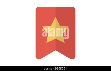 Premium bookmark icon . High quality sign and symbol on a white background. Vector pictogram for infographic, web design and app development. Stock Vector