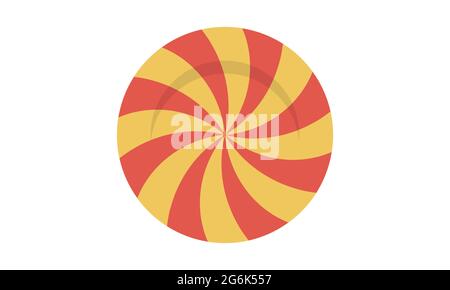 Candy simple silhouette. Modern, minimalist icon in stylish colors. Web site page and mobile app design vector element. Stock Vector