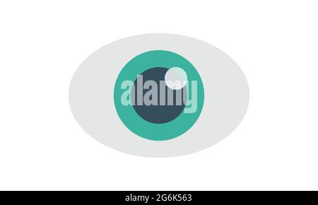 Eye icon, vector best flat eye design icon, best illustration eye design icon. Stock Vector