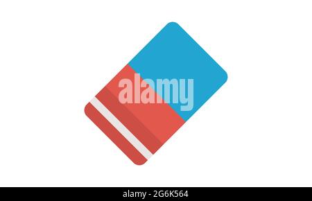 Eraser icon on white background icon vector image Stock Vector