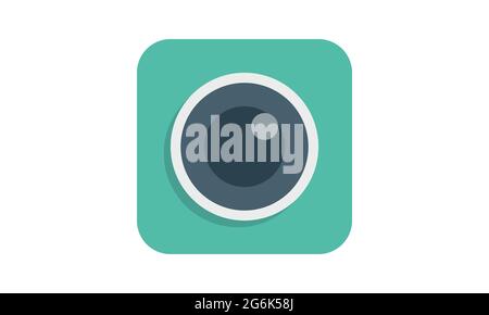 camera icon. camera icon illustration for website. Perfect use for web, pattern, design, icon, ui, ux, etc. Stock Vector