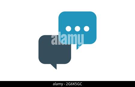 Speech bubble icon template message vector image Stock Vector