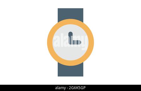 Wristwatch icon simple style vector image Stock Vector